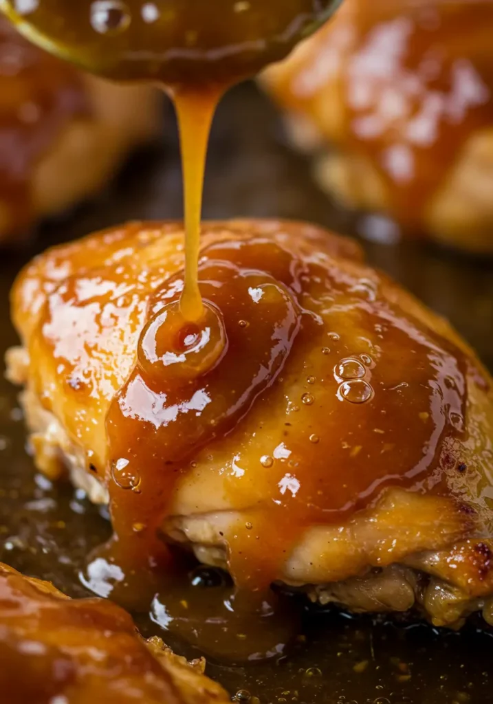 Bourbon chicken cooking process