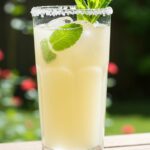 coconut lime cooler close-up recipe photo