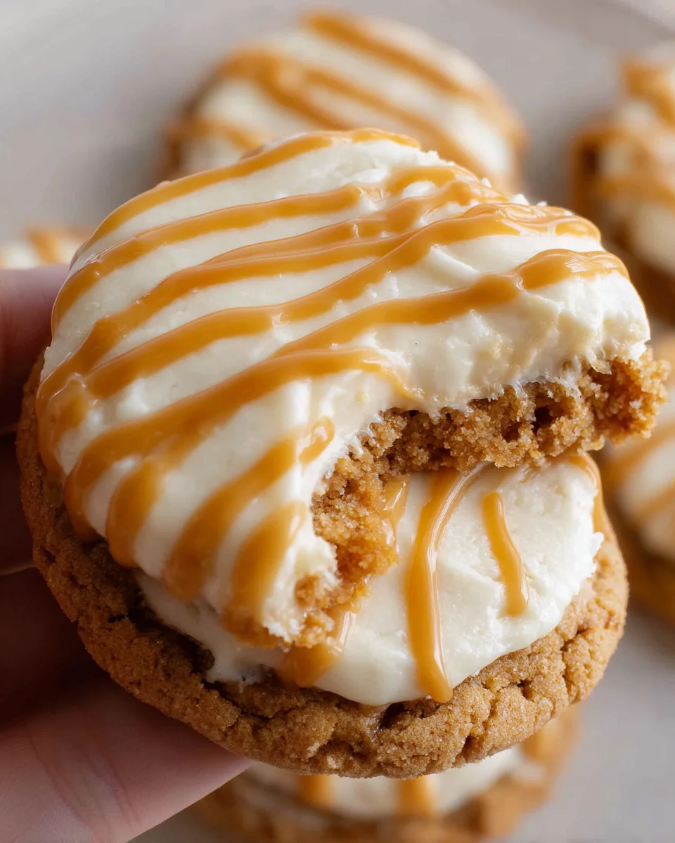 Copycat Crumbl Salted Caramel Cheesecake Cookies