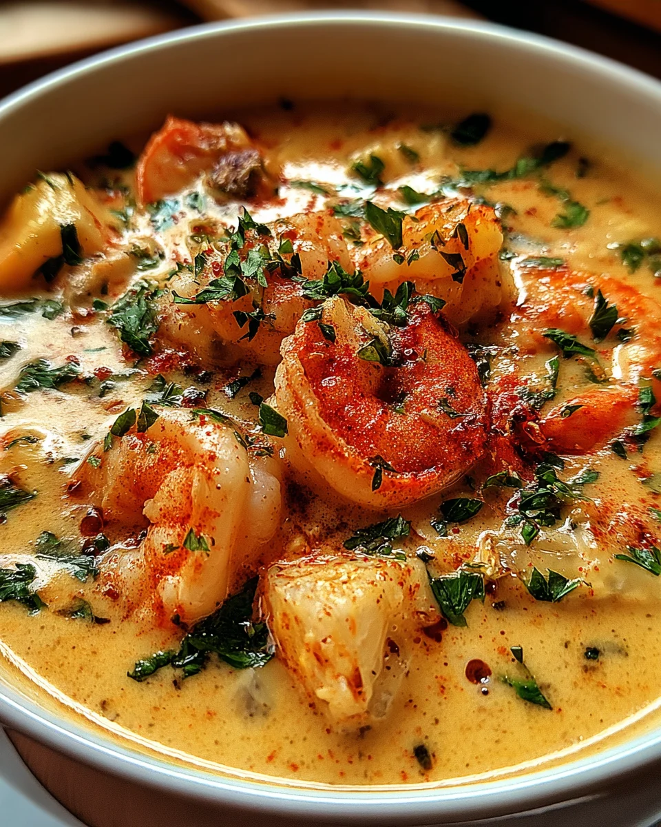 Crab and Shrimp Seafood Bisque