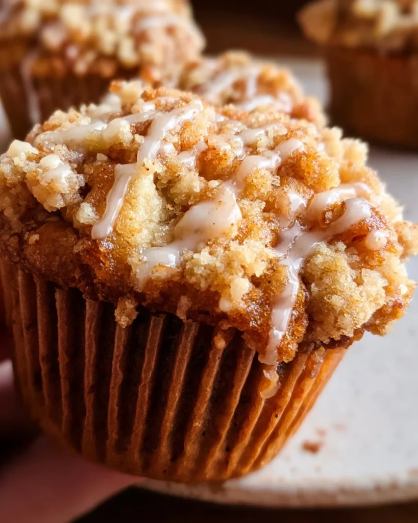 Easy Apple Crumble Muffins