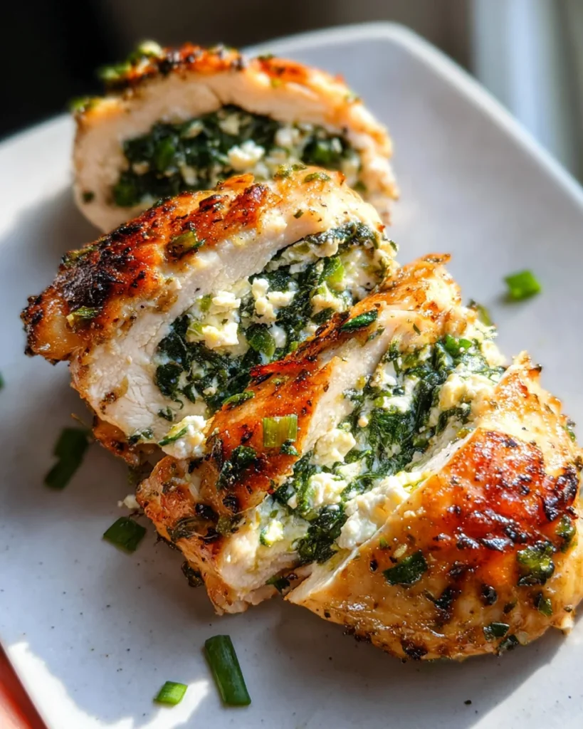 Easy Chicken Breast with Feta and Spinach