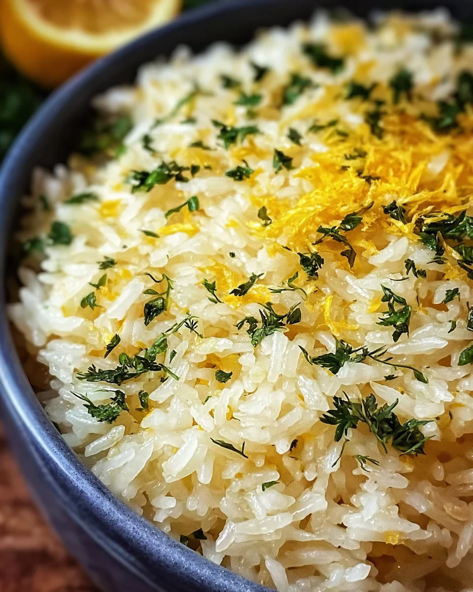 Easy Greek Lemon Rice Recipe