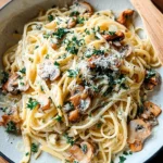 Garlic Mushroom Pasta Recipe