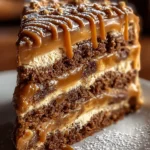 Gooey Coffee Caramel Cake