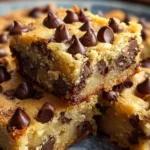 Melt-in-Your-Mouth Chocolate Chip Cookie Bars