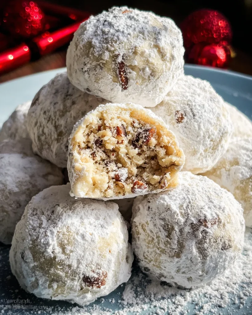 Pecan Snowball Cookies