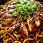 Savory Chicken Teriyaki Noodles