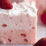 3 Ingredient No Bake Strawberry Cloud Cake