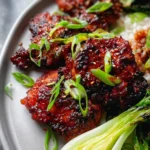 Air Fryer Asian-Glazed Boneless Chicken Thighs
