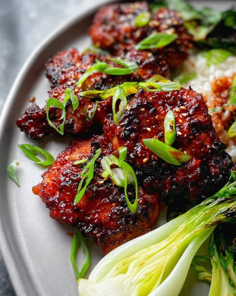 Air Fryer Asian-Glazed Boneless Chicken Thighs