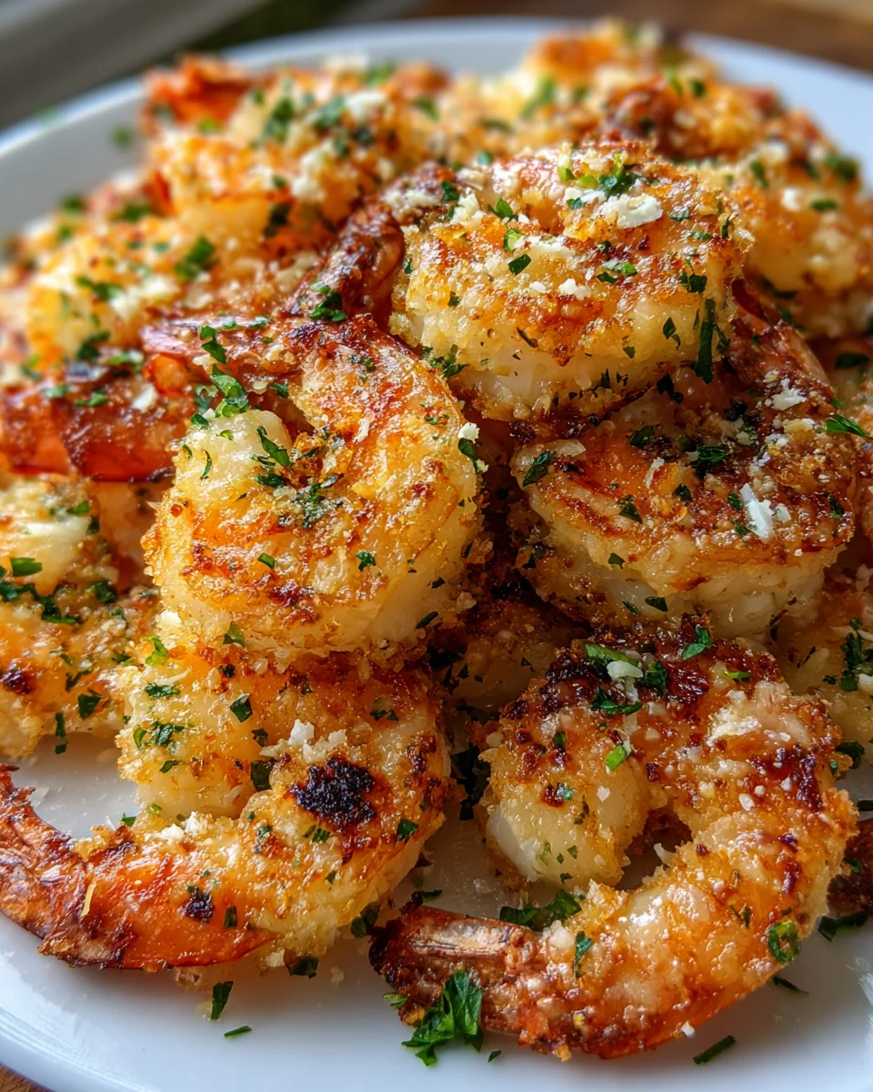 Air Fryer Garlic Parmesan Shrimp