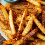 Air Fryer Hand Cut Fries with Seasoned Salt