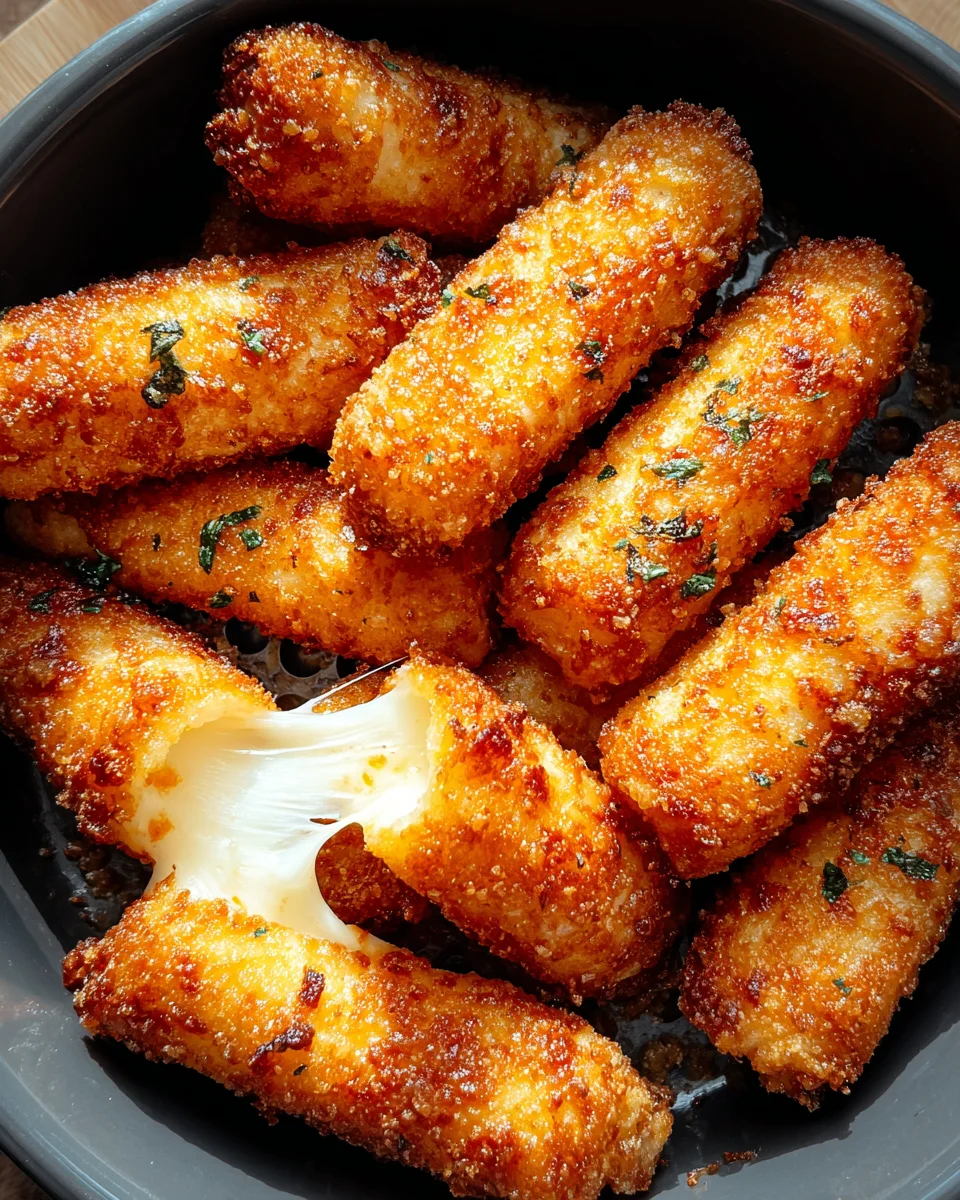 Air Fryer Mozzarella Sticks