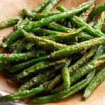 Air Fryer Parmesan Green Beans