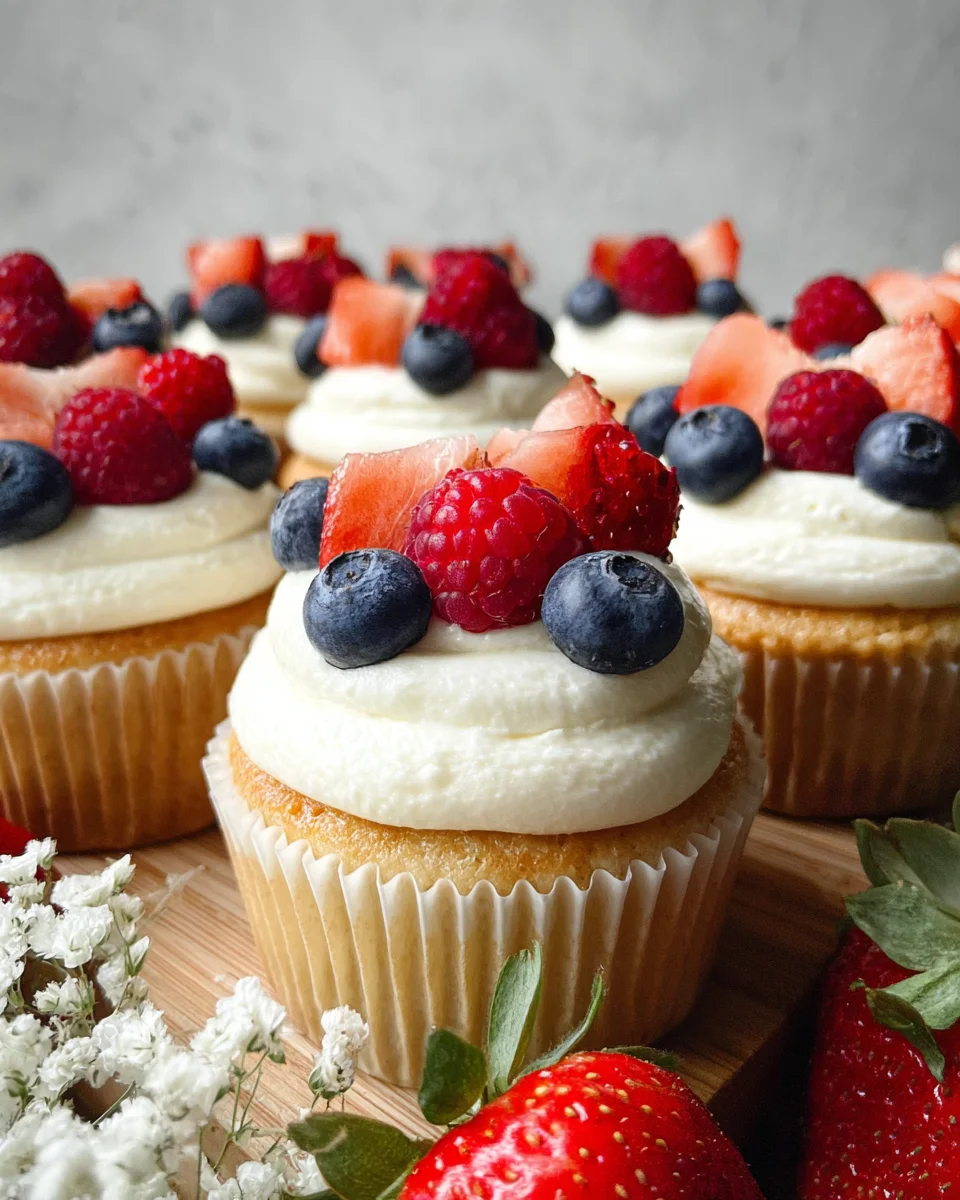 Berry Chantilly Cupcakes
