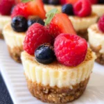 Best Ever Mini Cheesecake Bites