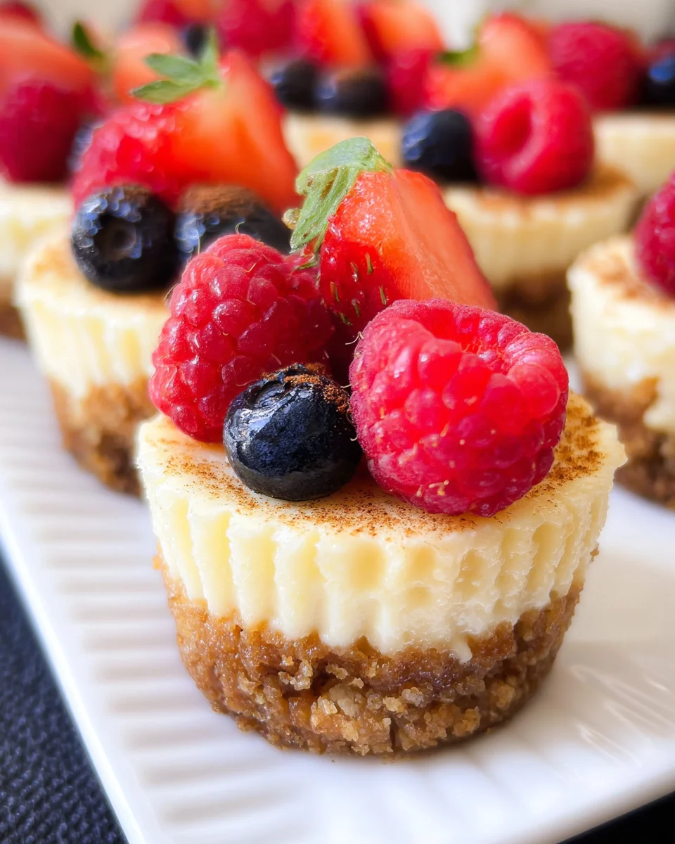 Best Ever Mini Cheesecake Bites