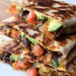 Black Bean Veggie Quesadilla