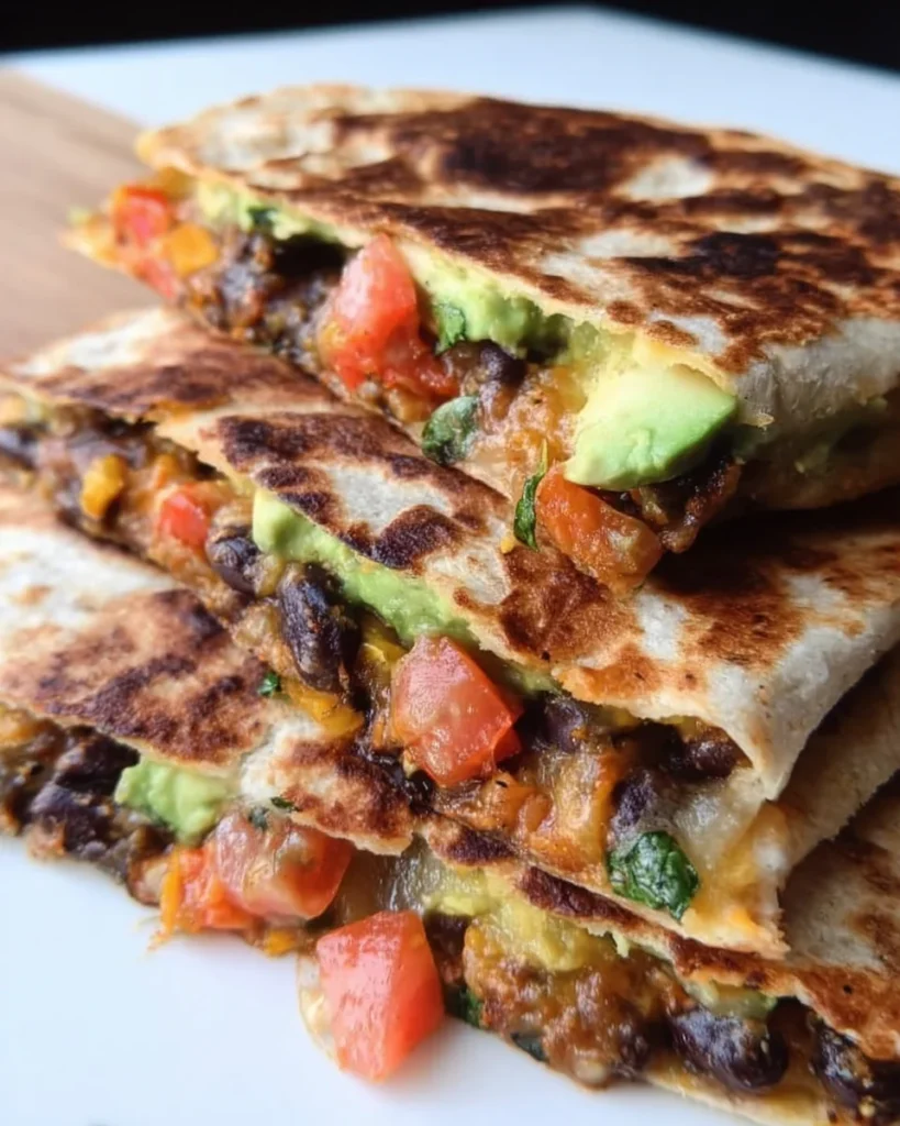Black Bean Veggie Quesadilla