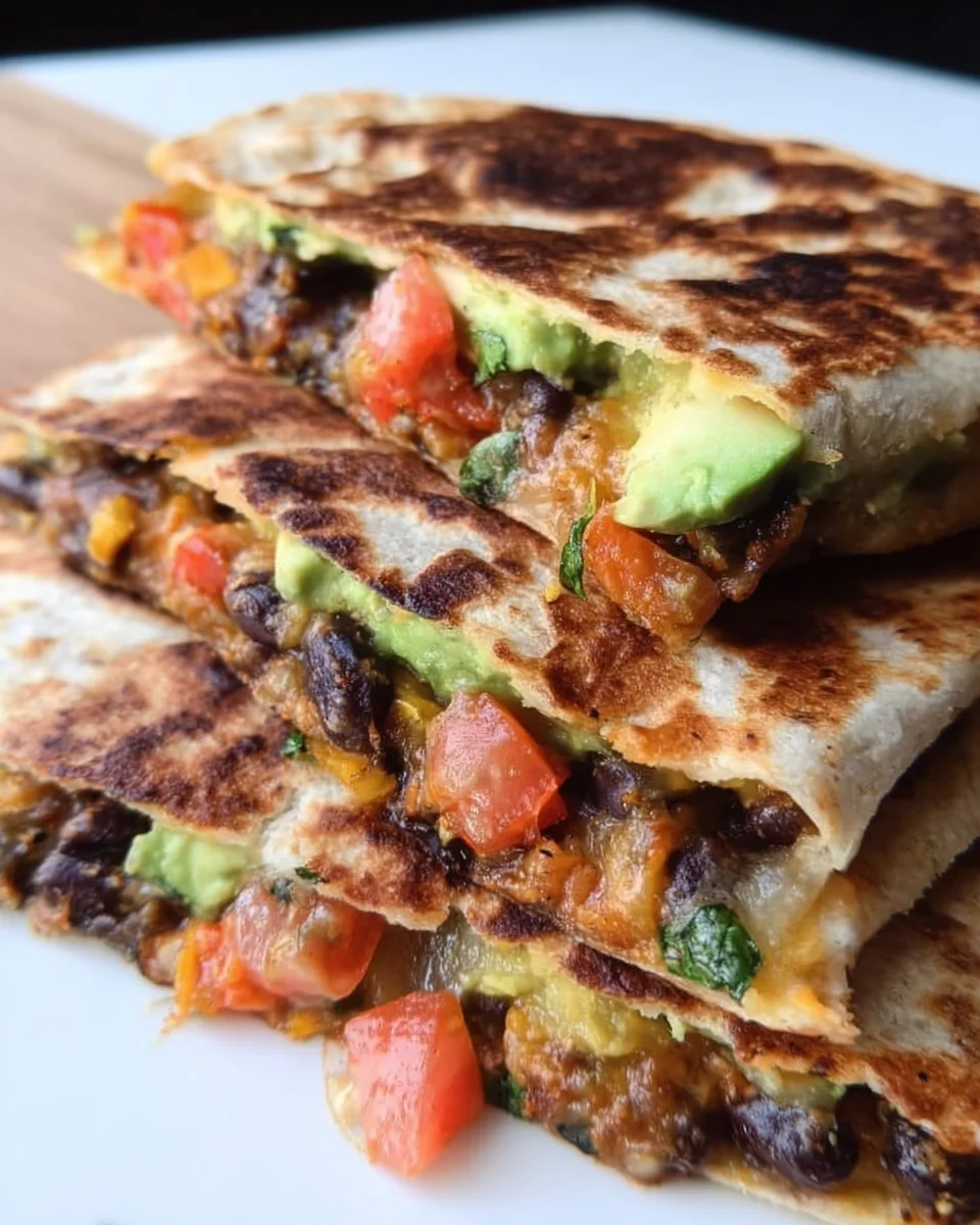 Black Bean Veggie Quesadilla