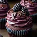 Blackberry Choco Cupcakes