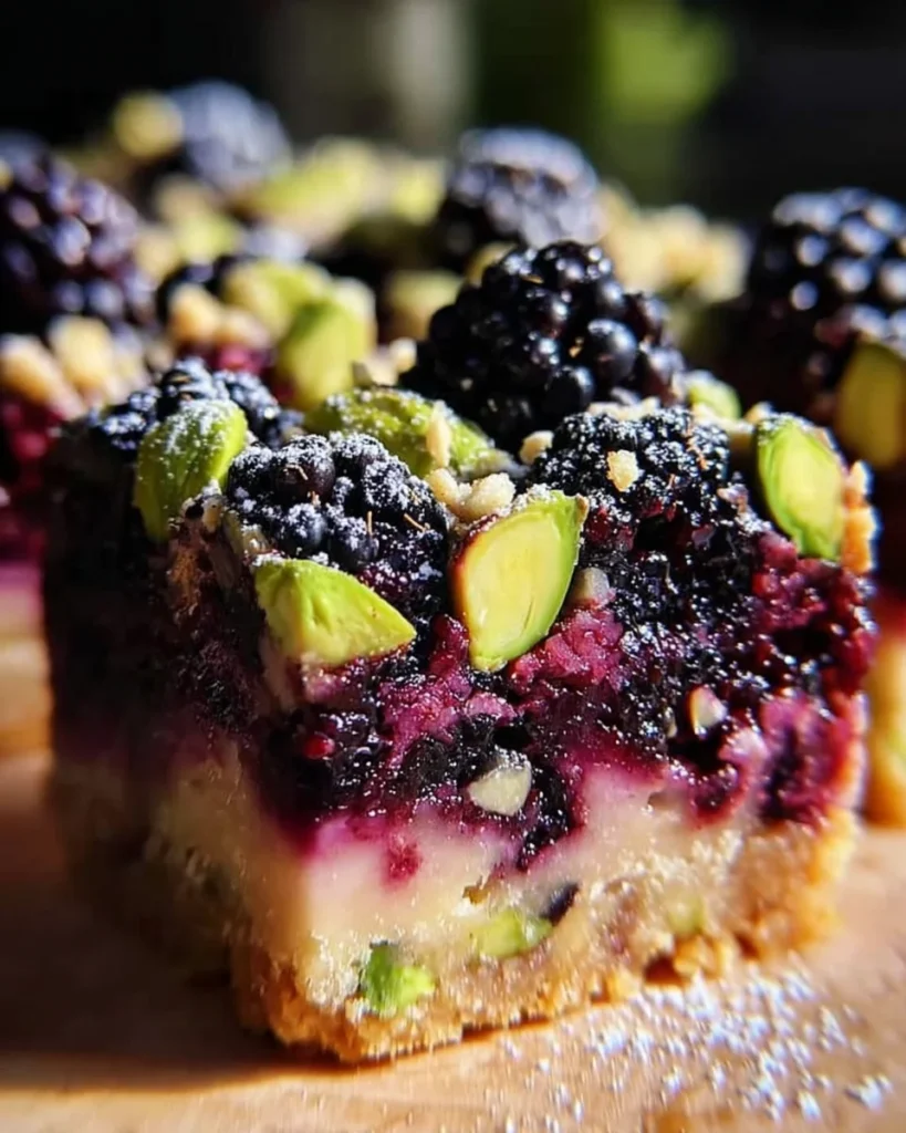 Blackberry Pistachio Dream Bars: An Incredible Ultimate Recipe