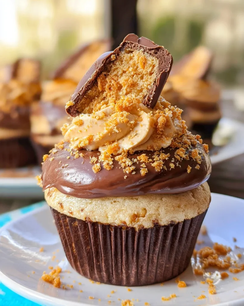 Butterfinger Cupcakes