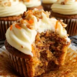 Carrot Cake Muffins with Cream Cheese Frosting