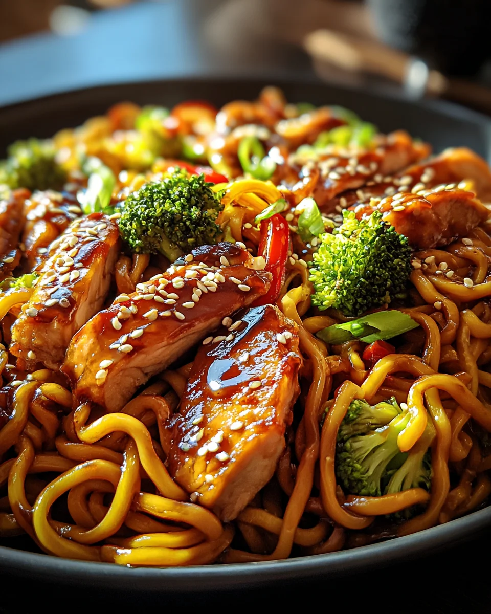 Chicken Teriyaki Noodles