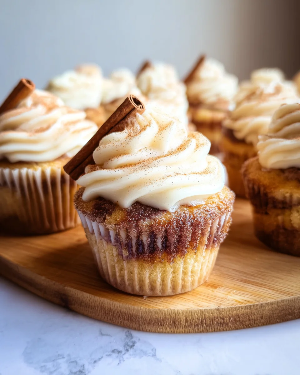 Cinnamon Roll Cupcake Recipe