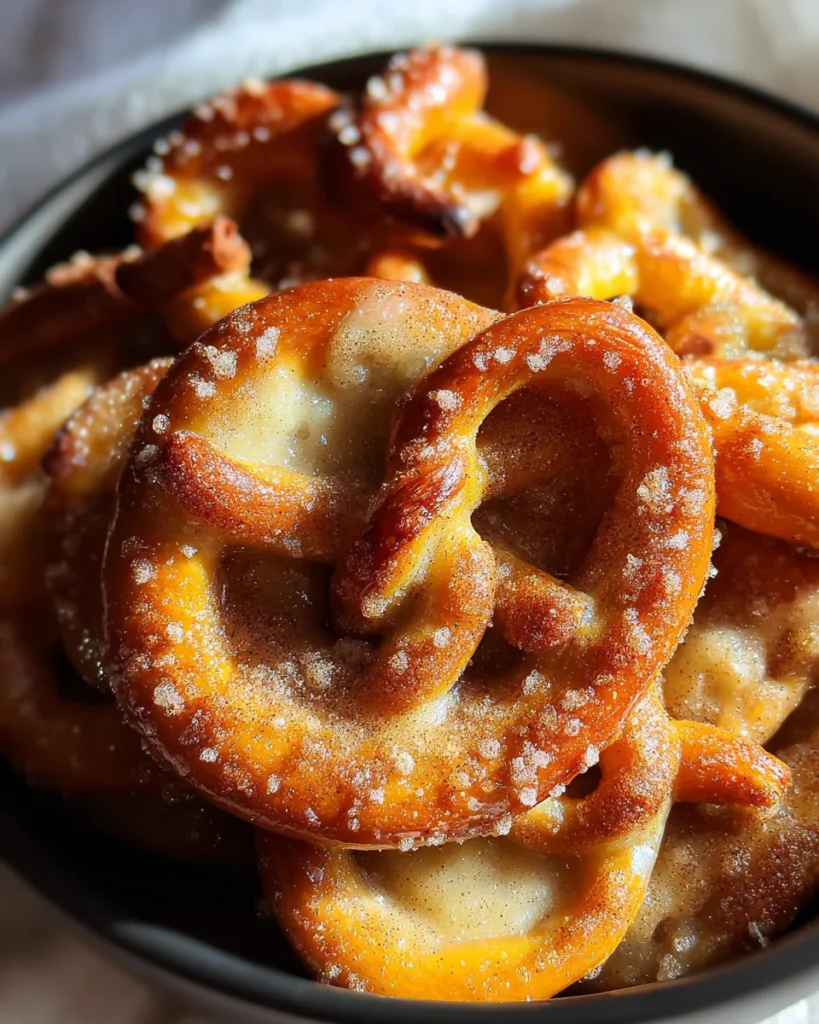 Cinnamon Sugar Soft Pretzels