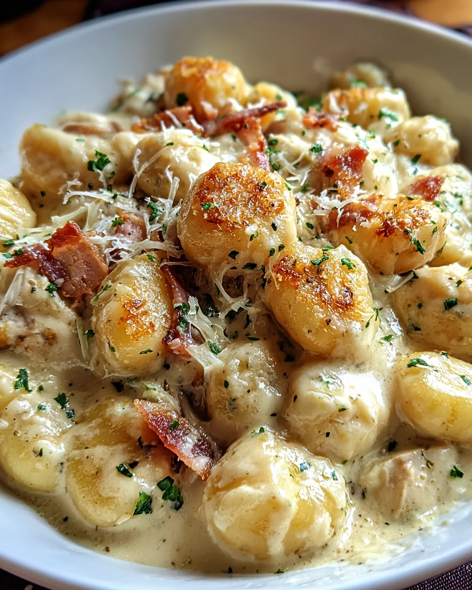 Creamy Crack Chicken Gnocchi