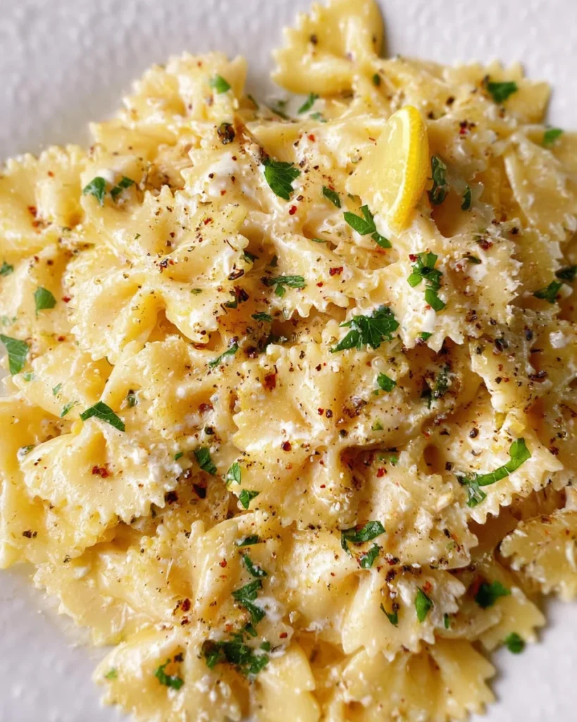 Creamy Lemon Ricotta Pasta (Under 10 Minutes!)