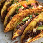 Crispy Black Bean Tacos (so easy + vegan!)