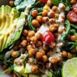 Crispy Chili Lime Garbanzo Beans Salad