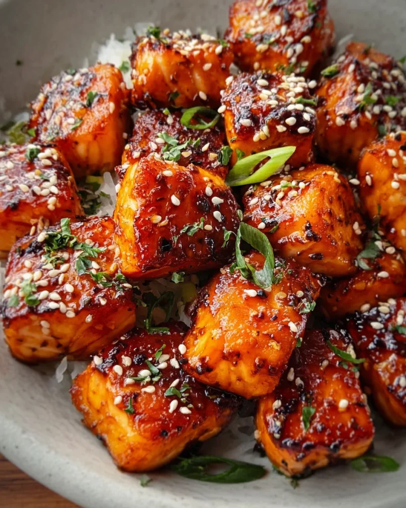 Crispy Honey Garlic Salmon Bites: A Flavor-Packed Delight for Any Occasion