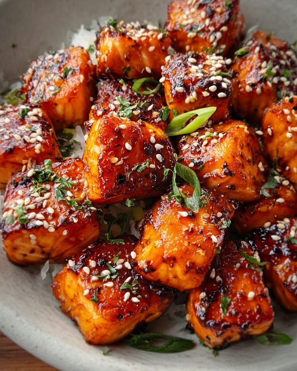 Crispy Honey Garlic Salmon Bites: A Flavor-Packed Delight for Any Occasion