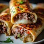 Delicious Keto Philly Cheesesteak Roll Ups