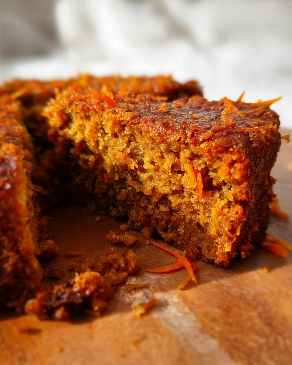 Easy Flourless Oatmeal Carrot Cake Recipe