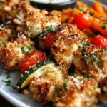 Easy Keto Garlic Parmesan Chicken Skewers Recipe