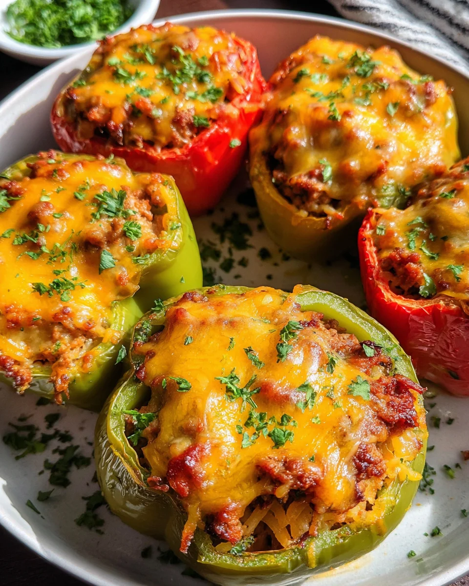 Easy Stuffed Bell Peppers Recipe