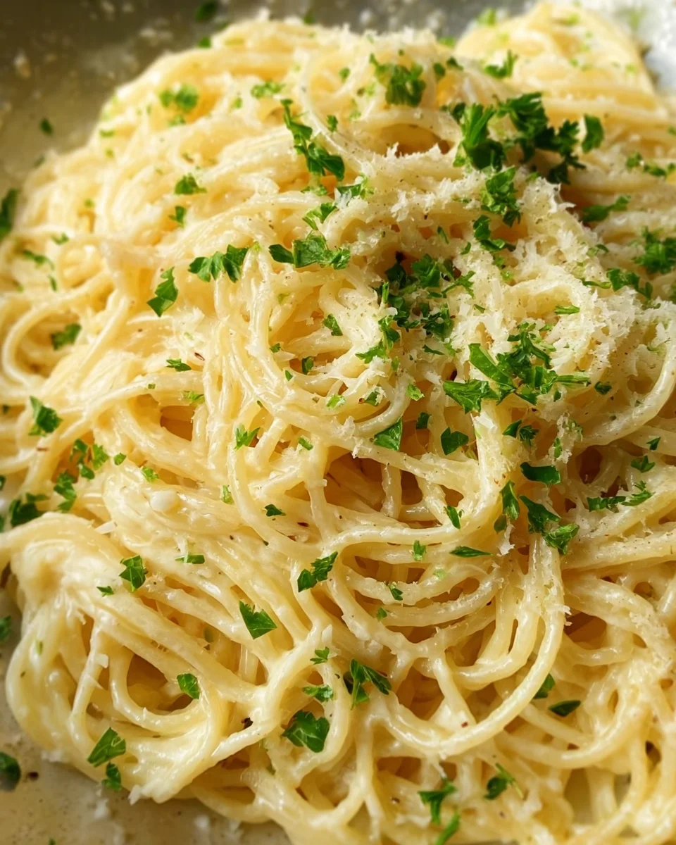 Garlic Parmesan Pasta (One Pot!)