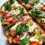 Greek Flatbread Pizza