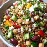 Healthy Farro Salad with Feta