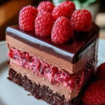 Heavenly Raspberry Chocolate Mousse Cake