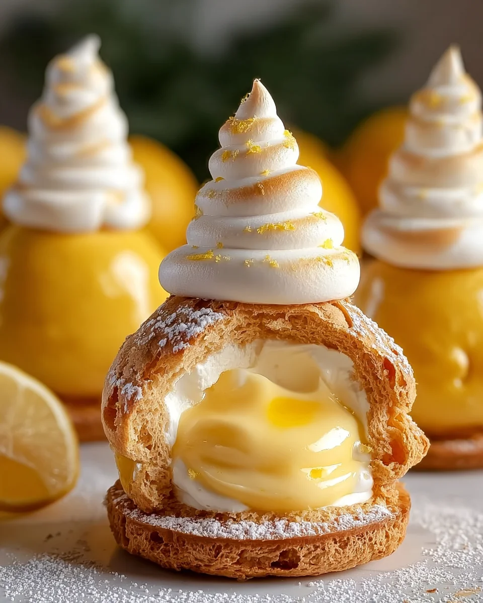 Lemon Cream Puffs