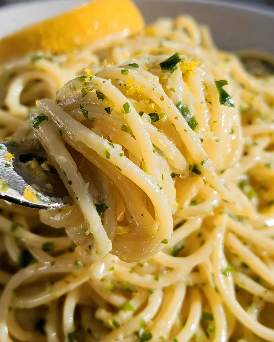 Lemon Garlic Pasta