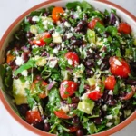 Mediterranean Black Bean Salad With Herbs & Feta