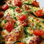 Mediterranean Chicken Zucchini Bake – Healthy, Flavorful & Easy!